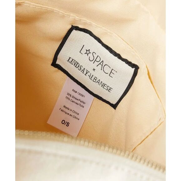 Lspace | x Lindsay Albanese Road Trippin' Backpack NWT $189 retail NEW beach bag - Picture 5 of 9